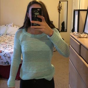 Light Mint Casual Sweater